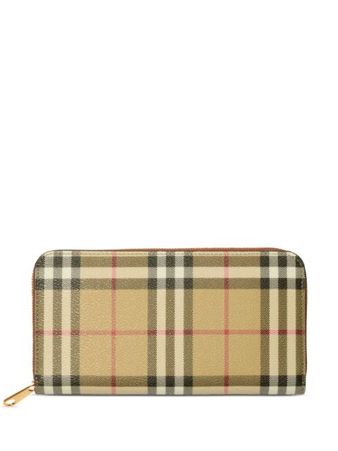 Burberry checkered zip-up wallet - Neutrals - zdjęcie produktu nr 2
