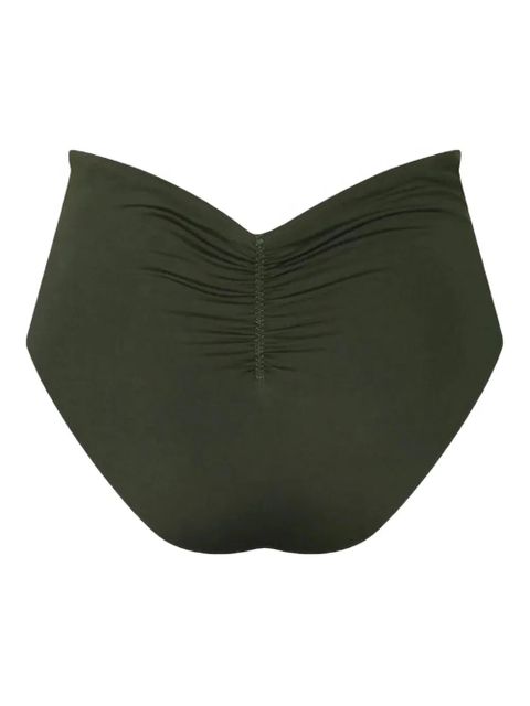 Johanna Ortiz Marinera gathered high-waist bikini panty - Green - zdjęcie produktu nr 2
