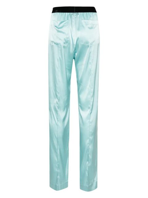 TOM FORD satin pyjama trousers - Blue - zdjęcie produktu nr 2