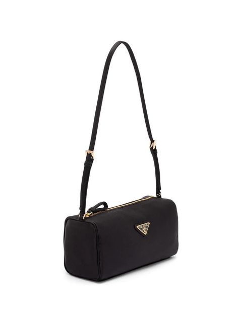 Prada triangle-logo shoulder bag - Black