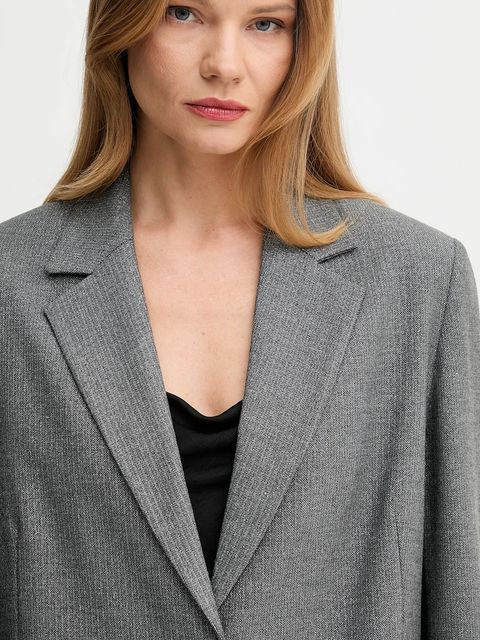 Gaudi marynarka kolor szary jednorzędowa wzorzysta 521FD35016 - zdjęcie produktu nr 2