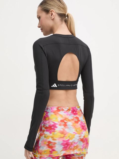 adidas by Stella McCartney longsleeve treningowy TrueStrenght kolor czarny IW3859