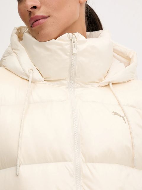 Puma kurtka puchowa kolor beżowy zimowa 688389