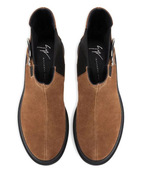 Giuseppe Zanotti Mairi buckle boots - Brown