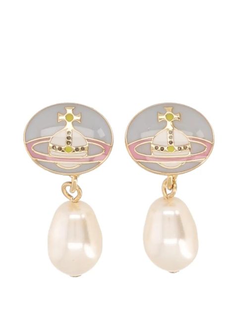 Vivienne Westwood Loelia drop earrings - Gold - zdjęcie produktu nr 1