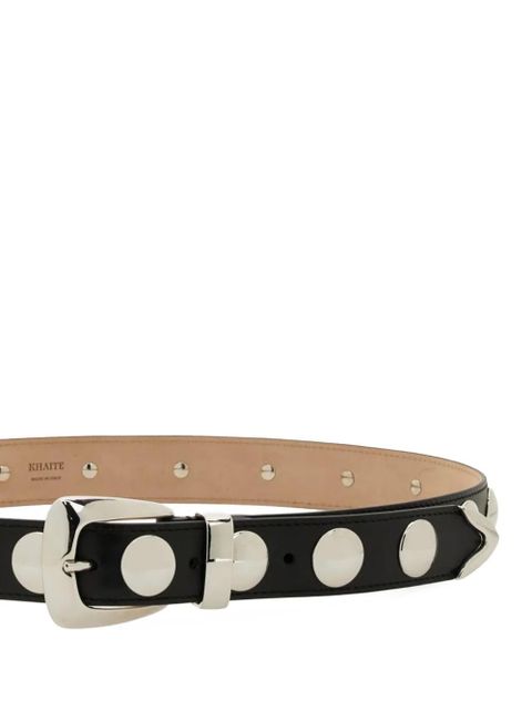 KHAITE Benny studded belt - Black - zdjęcie produktu nr 2