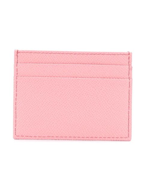 Dolce & Gabbana logo plaque cardholder - Pink - zdjęcie produktu nr 2