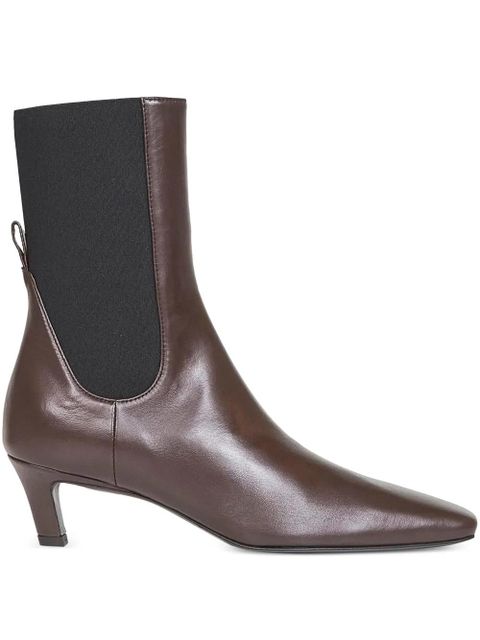 TOTEME 50mm leather Chelsea boots - Brown - zdjęcie produktu nr 1