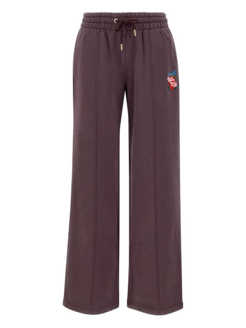 Casablanca embroidered-logo drawstring track pants - Purple - zdjęcie produktu nr 1