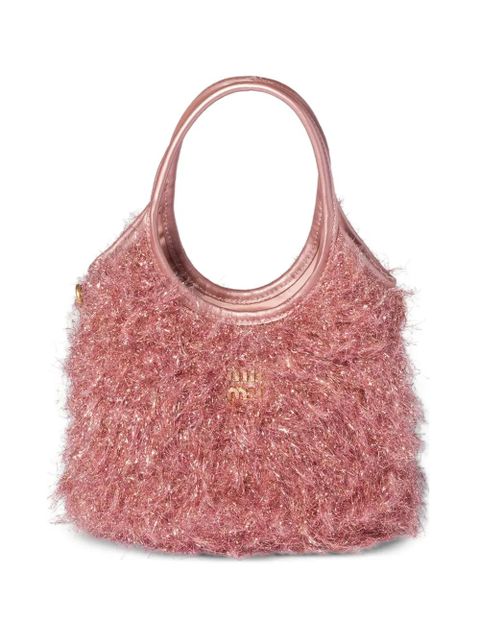 Miu Miu Ivy lurex tote bag - Pink - zdjęcie produktu nr 1