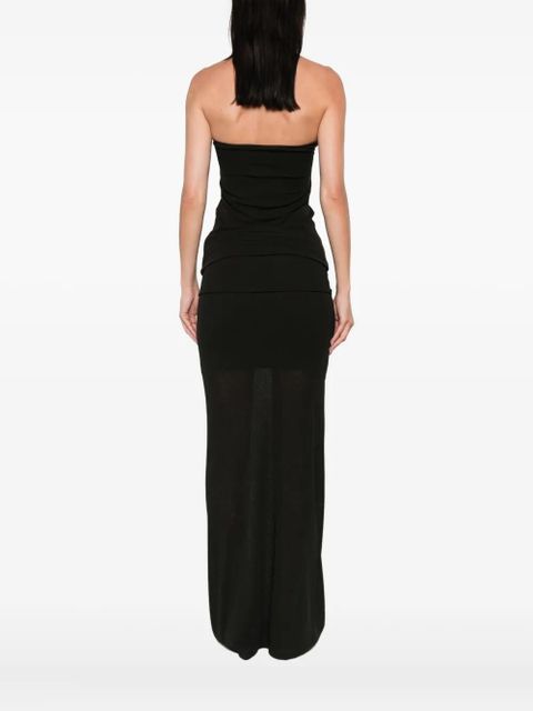 Nanushka Rissa halterneck jersey top - Green