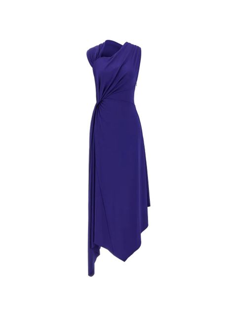 Victoria Beckham asymmetrical-necklineasymmetric dress - Blue - zdjęcie produktu nr 1