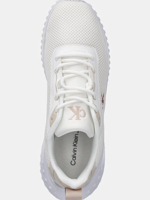 Calvin Klein Jeans sneakersy EVA RUNNER L-UP MIX MESH LOGO CK damskie kolor biały YW0YW01851