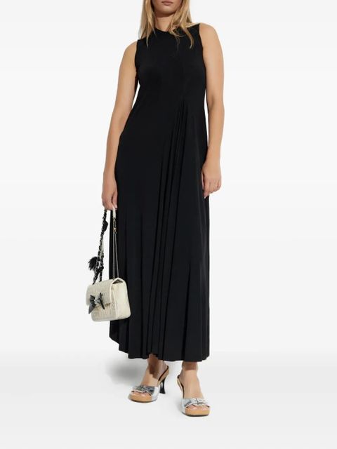 Balenciaga sleeveless pleated maxi dress - Black - zdjęcie produktu nr 2