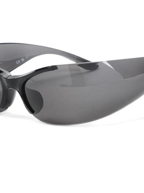 Balenciaga Eyewear Afterhour oval-frame sunglasses - Black