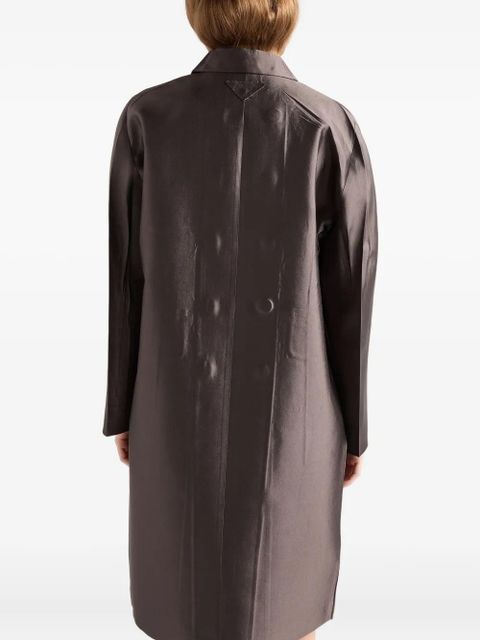 Prada double-breasted coat - Grey