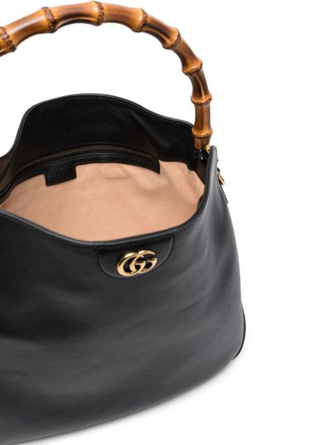 Gucci medium Diana leather tote bag - Black