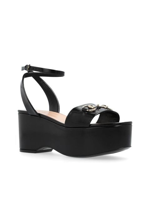 Gucci 80mm Horsebit sandals - Black