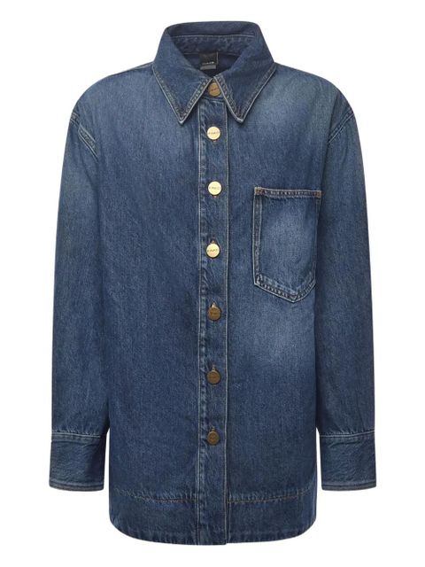 PINKO buttoned pocket denim shirt - Blue - zdjęcie produktu nr 1