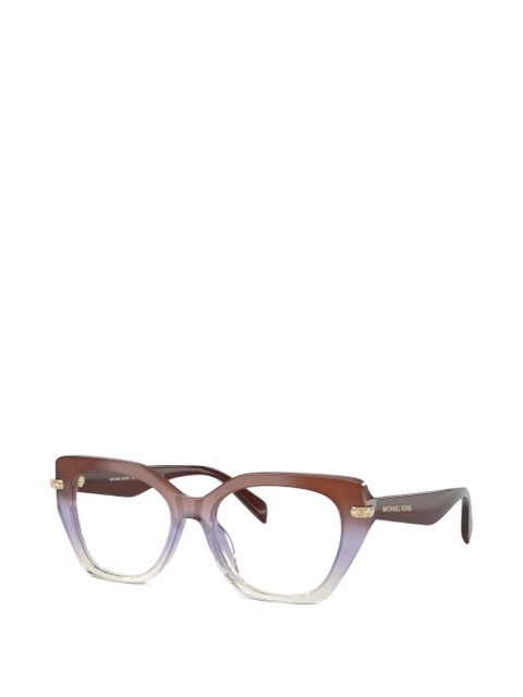 Michael Kors gradient geometric frame glasses - Brown - zdjęcie produktu nr 2
