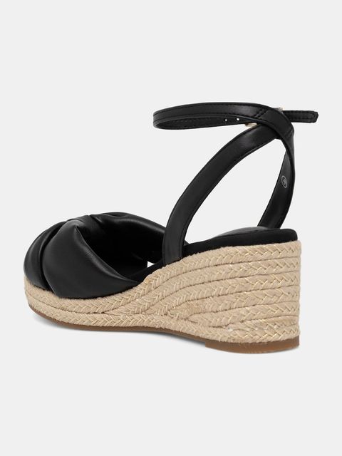 Tommy Hilfiger sandały TH BOW MID CORK WEDGE