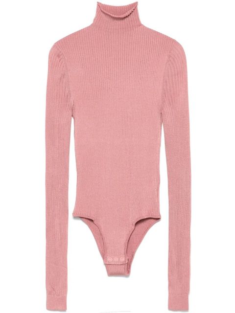 FENDI fine-ribbed bodysuit - Pink - zdjęcie produktu nr 1