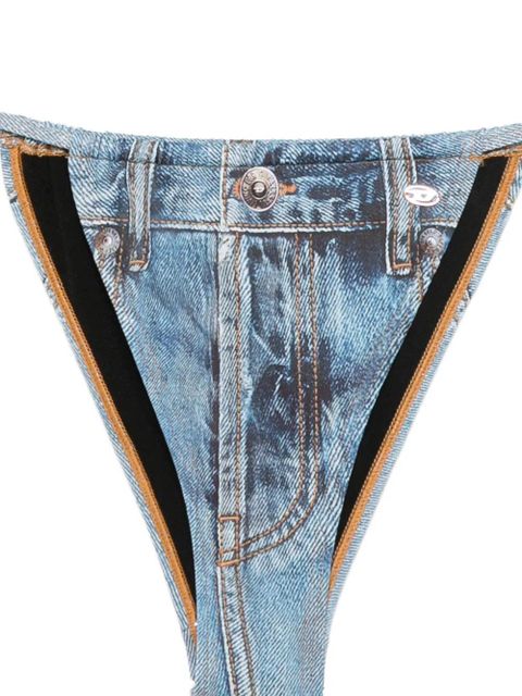 Diesel denim tie bikini - Blue