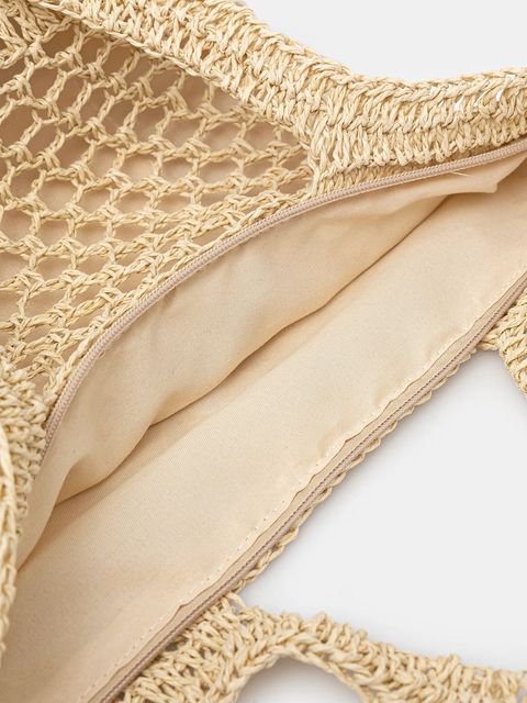 Answear.LAB kosz plażowy kolor beżowy