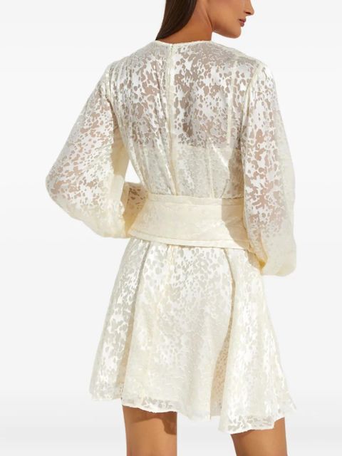 Acler belt-detail mini dress - Neutrals