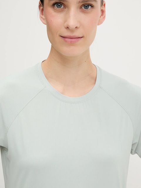 Helly Hansen t-shirt sportowy SHINE SOLEN damski kolor turkusowy 49577