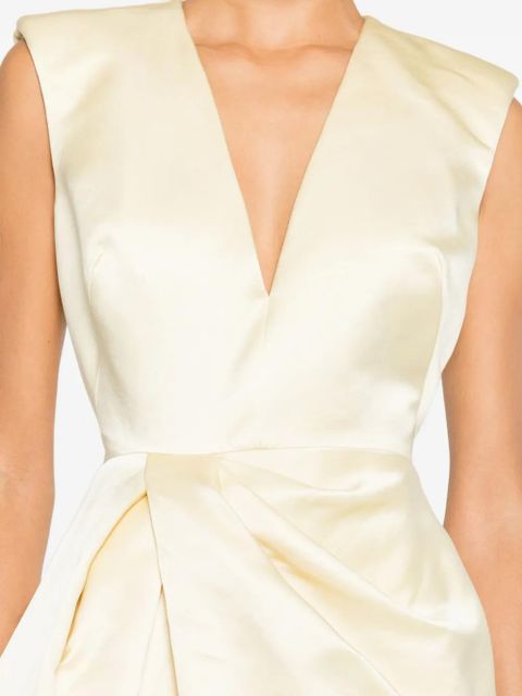 Givenchy V-neck twisted dress - Neutrals