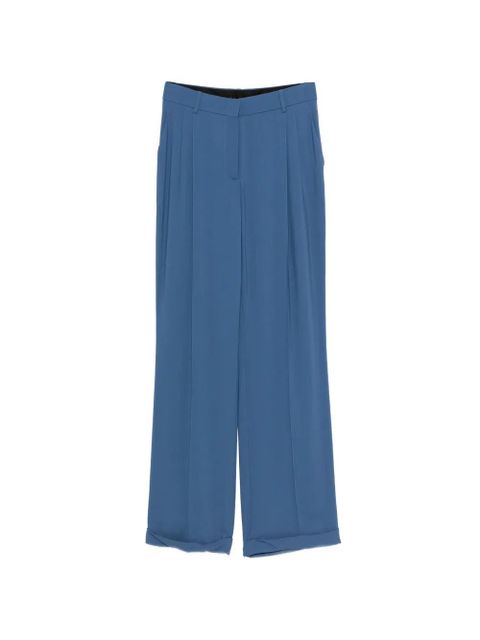 Missoni pleated turn-up palazzo pants - Blue - zdjęcie produktu nr 1