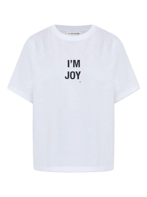 Victoria Beckham graphic-print T-shirt - White - zdjęcie produktu nr 1