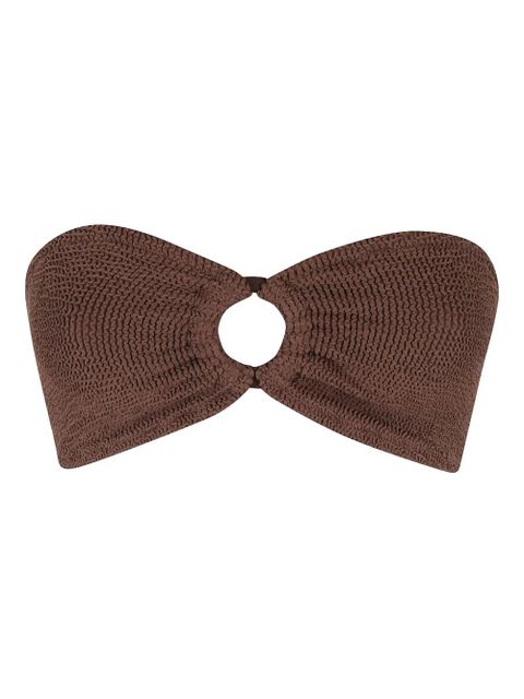 MC2 Saint Barth Yulia bandeau bikini top - Brown - zdjęcie produktu nr 1