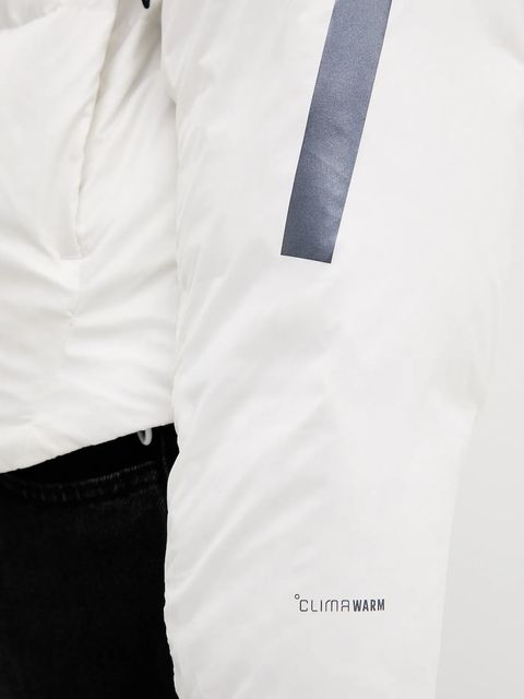 adidas kurtka puchowa adidas x Z.N.E kolor biały zimowa oversize JX0562