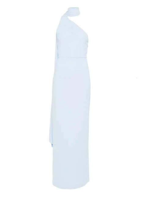 Solace London one-shoulder drape dress - Blue - zdjęcie produktu nr 1