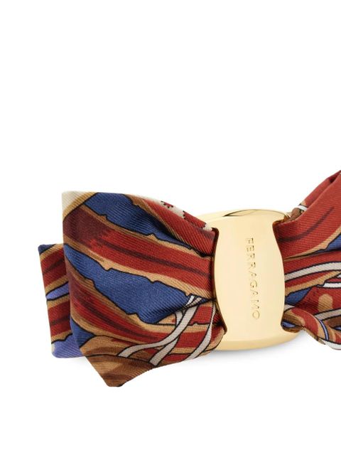 Ferragamo Hairclip with bow - Red