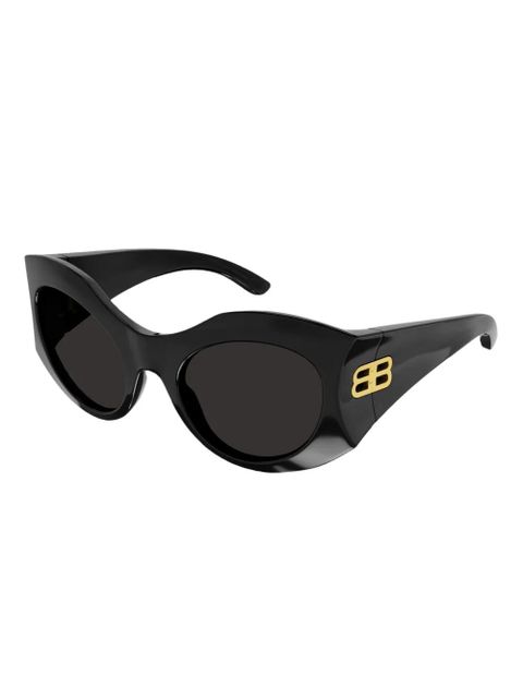 Balenciaga Eyewear logo-print sunglasses - Black