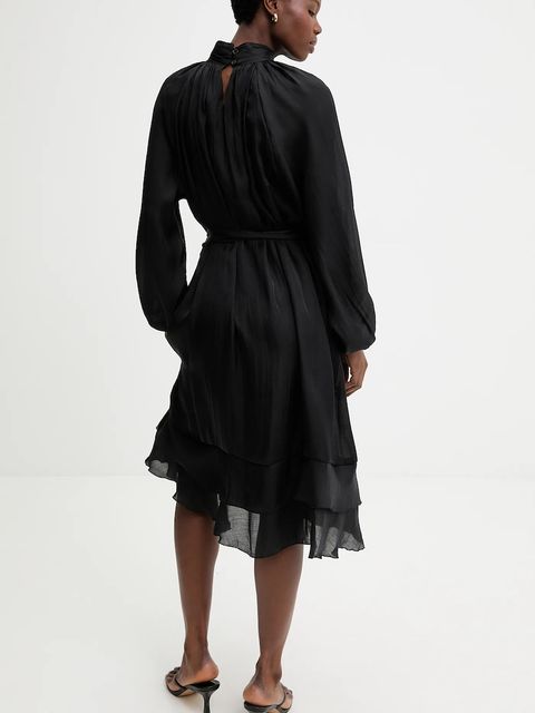 Answear.LAB sukienka kolor czarny mini rozkloszowana - zdjęcie produktu nr 2