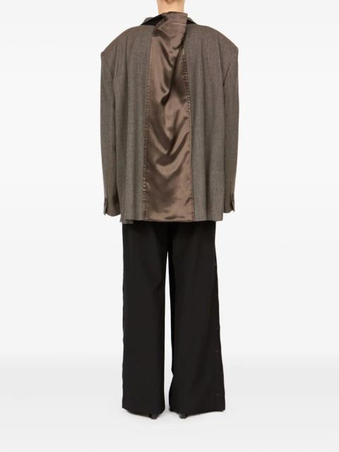 MM6 Maison Margiela single-breasted blazer - Grey