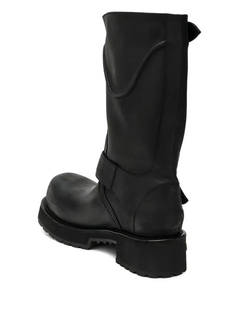 Balenciaga Hourglass crocodile-effect wallet - Black