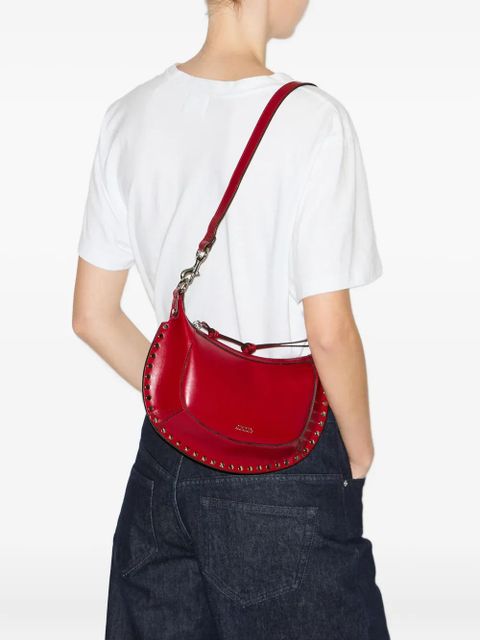 ISABEL MARANT Oskan crescent shoulder bag - Red - zdjęcie produktu nr 2