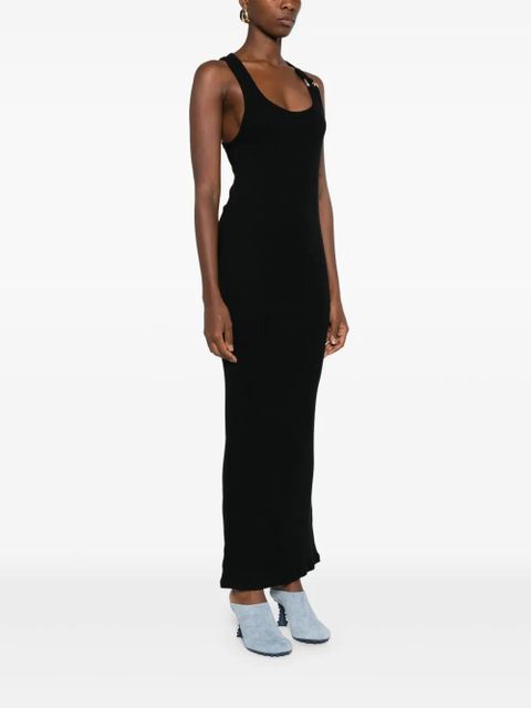 Jean Paul Gaultier scoop-neck dress - Black