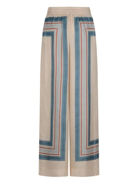 ZIMMERMANN striped drawstring trousers - Neutrals - zdjęcie produktu nr 2