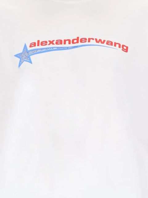 Alexander Wang logo-print T-shirt - White