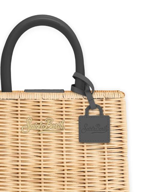 MC2 Saint Barth Shop Bag straw tote bag - Neutrals - zdjęcie produktu nr 2
