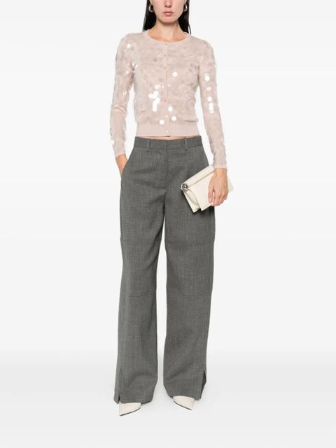 Max Mara sequin embellished cardigan - Pink