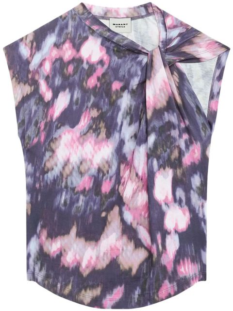 MARANT ÉTOILE Nayda T-shirt - Purple - zdjęcie produktu nr 1