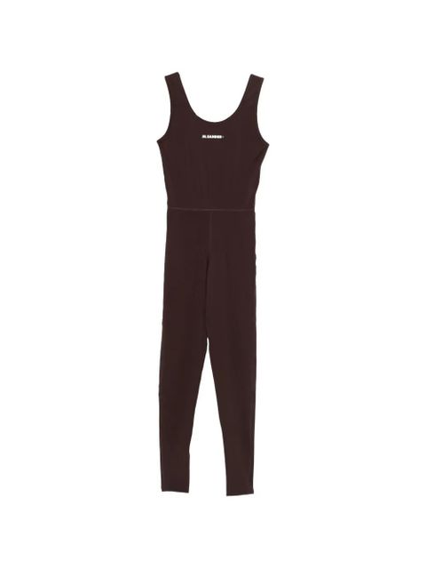 Jil Sander scoop-neck jumpsuit - Brown - zdjęcie produktu nr 1