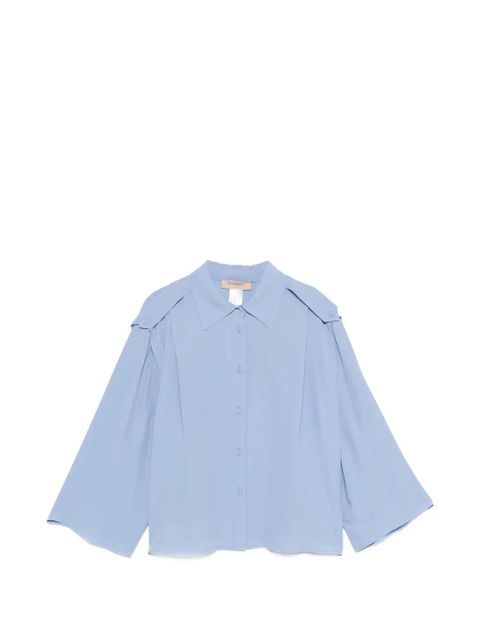TWINSET button shoulder blouse - Blue - zdjęcie produktu nr 1